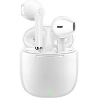 Cofi1453® yobola Bluetooth 5.1 In-Ear Kopfhörer Bluetooth HiFi Stereoklang, IPX5 Wasserdicht Touch Control, Mikrofon Weiß