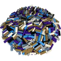 LEGO 500 Steine 1x4, bunt gemischt