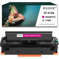 Evoke Toner für HP CF413X / CRG046HM-CF413X/CRG046H CF413X / CRG046HM Rot (magenta) | Ersatz für M452dn M452dw M477fdn M477fdw MF732Cdw MF734Cdw