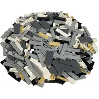 LEGO 100 Fliesen, verschiedene Größen, bunt gemischt