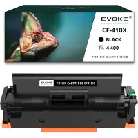 Evoke Toner für HP CF410X / CRG046HK-CF410X/CRG046H CF410X / CRG046HK Schwarz (black) | Ersatz für M452dn M452dw M477fdn M477fdw MF732Cdw MF734Cdw