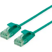 Roline RM UTP DataCenter Patchkabel Cat.6A (Class EA), slim, grün, 2 m