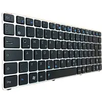 T-ProTek RAHMEN silber - Tastatur für ASUS UL20FT-2X052X UL20FT-2X073V