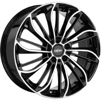 Oxigin Felge 29 Oxsoul 8 Zollx19 Zoll ET39 5x112 black full polish OX290819H939BFP kompatibel mit VW Arteon Beetle Caddy Eos Golf Plus Golf V Golf V Variant/Jetta