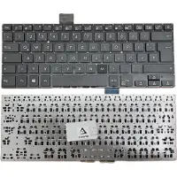 T-ProTek DEUTSCHE-Tastatur Schwarz Ohne Rahmen kompatibel für Asus VivoBook 14 X405UA-BM337T