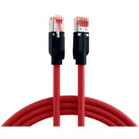 EFB Elektronik K8048PUI0,5 RJ45 Patchkabel Cat.6A S/FTP PUR Draka UC900 TM21 rot 0,5m K8048PUI05