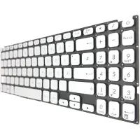 T-ProTek DEUTSCHE - Tastatur Keyboard Silber Ohne Rahmen kompatibel für Asus VivoBook F512DA-EJ831T