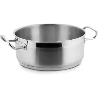Lacor ECO CHEF 57032 Kochtopf, Edelstahl, 32 cm Durchmesser, Induktionsherd-geeignet