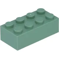LEGO 2x4 Stein 3001 - 50 Stück Sandgrün