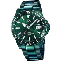 Jaguar Herren Uhr Analog Elegant Edelstahl Armbanduhr Pro Diver grün D2UJ988/1