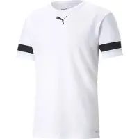 Puma Unisex Kinder Teamrise Jersey Jr Shirt, White-Black-White, 1