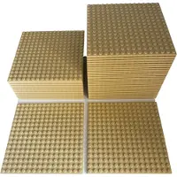 LEGO 16x16 Platten Bauplatten Hellbeige Beidseitig bebaubar - 91405 NEU! Menge 4x