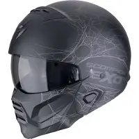 Scorpion EXO-Combat 2 Spiderweb Jethelm Unisex schwarz, L