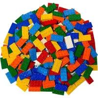 LEGO 10x bunt gemischte DUPLO 2x4 Steine
