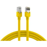 Efbe-Schott Hersteller: RJ45 Patchkabel SF/UTP, Cat.5e, TM11, UC300, 50m, gelb Das in Europa gefertigte Cat.5e