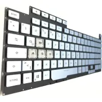 T-ProTek DEUTSCHE - Silber Tastatur Keyboard Beleuchtung kompatibel für Asus ROG Strix G G731GU