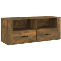 Sonstiges TV-Schrank Räuchereiche 100x35x40 cm Holzwerkstoff