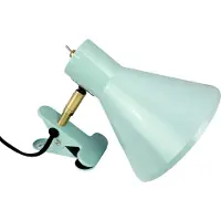 Dyberg Larsen Klemmlampe Sleep, mintgrün, Ø 15 cm, Stahl