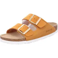 Rohde ALBA Damenschuhe Pantoletten Fußbett Gelb Freizeit
