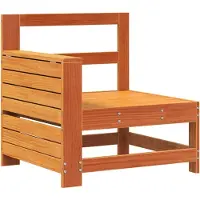 Syfax Gartensofa mit Armlehne und Beistelltisch Massivholz Kiefer