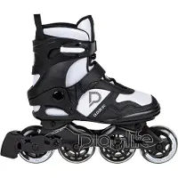 Playlife Cloud Fitness Inline-Skates 82A schwarz weiß Größe 44