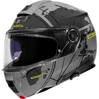 Schuberth C5 Globe Grey Klapphelm Unisex Fiberglas schwarz, XL