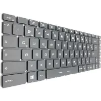 T-ProTek DEUTSCHE - Tastatur RGB mit Beleuchtung kompatibel für MSI GE66 RaiDEUTSCHEr Valhalla 10SE MS-15419