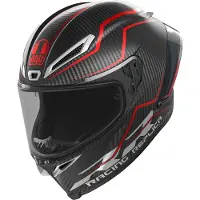 AGV Pista GP RR Performante Carbon Helm, schwarz/rot, S (55/56)