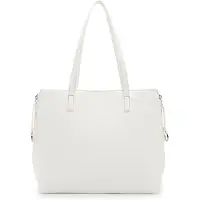 Suri Frey Shopper "Shopper SFY Debby", Damen, Gr. B/H/T: 38cm x 32cm x 14cm 0, weiß (weiß 300), Polyurethan, Taschen Shopper