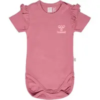 Hummel hmlTALYA RUFFLE BODY S/S - mesa rose, Größe:68