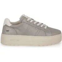 Mustang Damen-Sneaker Silber-Grau, Farbe:multicolor, EU Größe:36