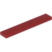 LEGO 1x6 Fliesen 6636 - 10 Stück Dunkelrot