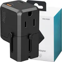 Choetech Reise-Ladegerät Pd6038 Usb-C Usb-A Pd 20W Usa Eu Uk Au - Schwarz