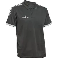Derbystar Primo Polo-Shirt, Gr.S, grau schwarz