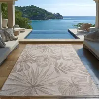 Carpetsale24 Outdoor Teppich Wetterfest & UV-beständig, ideal für Küche, Balkon, Terrasse, Garten, Wohnzimmer, Grösse: 120x170 cm