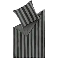 Schöner Wohnen Kollektion SCHÖNER WOHNEN Bettwäsche Panel-B Farbe anthrazit Größe 140x200+70x90