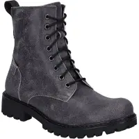 Josef seibel Stiefel "Marta 16, asphalt-viola", Damen, Gr. 40, grau (asphalt, viola), Obermaterial: 100% Rindsleder Leather cow., Schuhe Stiefel