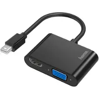 Hama 00200330, Mini DisplayPort, HDMI + VGA (D-Sub), Männlich, Weiblich, Gerade, Gerade