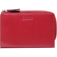 Esquire Leder Geldbörse Viktoria 62 Wallet Red dunkelrot