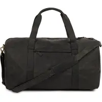 Beltimore - exklusive Wochenend-Reisetasche aus schwarzem Nubukleder