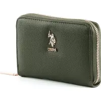 U.S. POLO ASSN. Geldbörse New Jones Zip Around Wallet Dark Green dunkelgrün