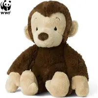 WWF Cub Club - Mago das Äffchen (braun, 29cm) Kuscheltier Stofftier Plüschtier für Kleinkinder