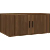 Syfax Couchtisch Braun Eichen-Optik 80x50x36 cm Holzwerkstoff