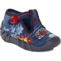 Befado Hausschuhe Speedy 110P511 blau, Feuerwehrauto