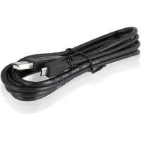Wicked Chili Playstation 4 USB Ladekabel für PS4 Controller DualShock 4 Wireless Controller (180cm, microUSB, schwarz)