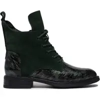 Artiker Schnür-,Zug-u.Schnallenstiefel in rot, Gr. 38