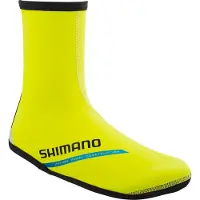 Shimano Fahrrad-Überschuhe DUAL FIT Thermal, neon gelb
