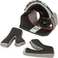 O'Neal Innen- & Wangenpolster Liner Cheek Pads für Backflip, Grau Schwarz, S