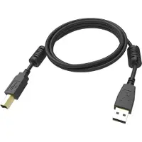Vision TC 2MUSB/BL 1, 2 m, USB A, USB B, USB 2.0, 0,48 Gbit/s, Schwarz