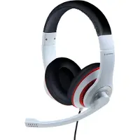 Gembird MHS-03-WTRDBK, Kabelgebunden, Gaming, 20 - 20000 Hz, 200 g, Kopfhörer, Schwarz, Rot, Weiß